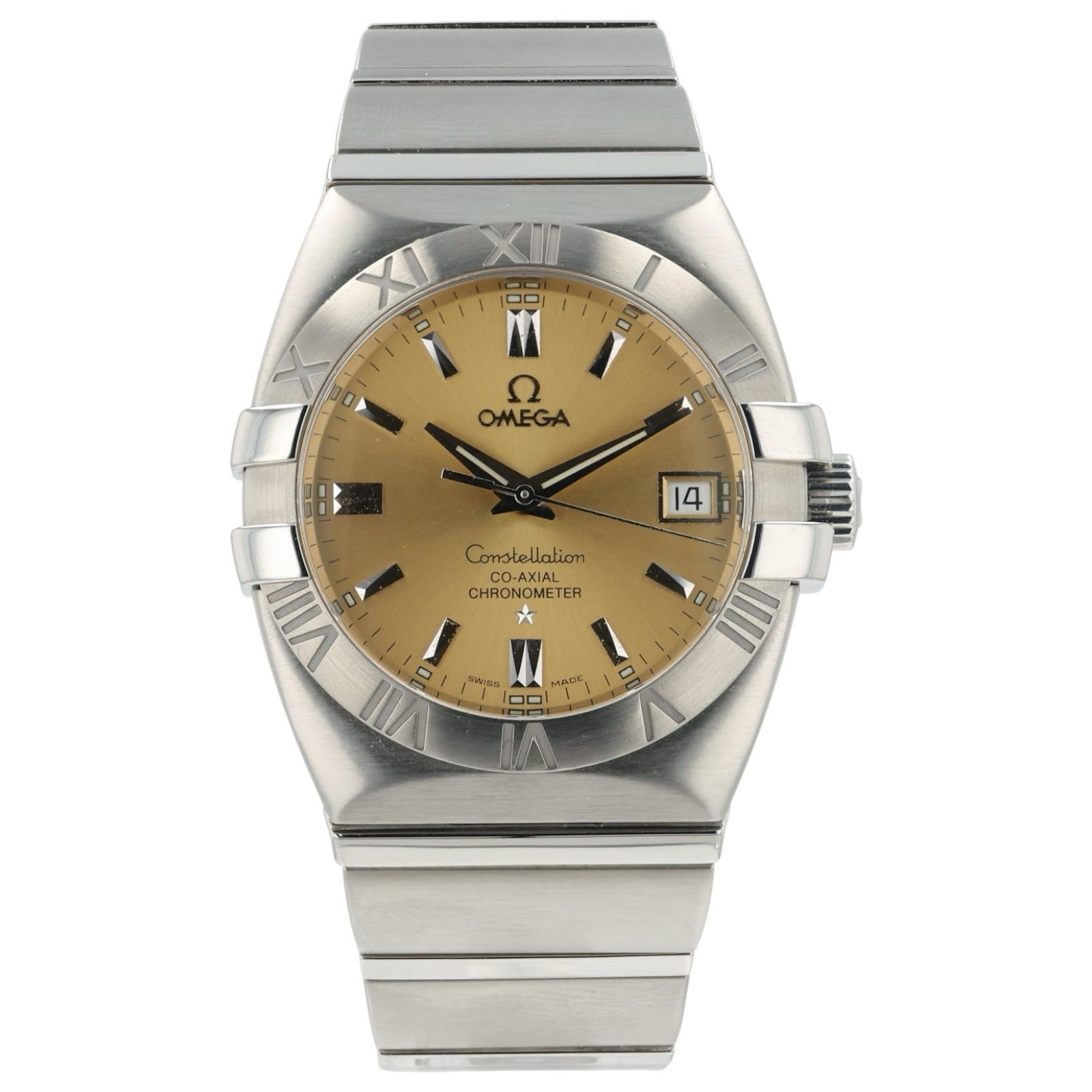 Omega Constellation Yellow Dial Stainless Steel 36mm Automatic Men’s 1501.10.00