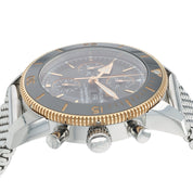 Breitling SuperOcean Black Dial Gold & Steel 44mm Automatic Mens Watch U13313