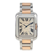 Cartier Tank Anglaise Automatic 39x29mm  Rose Gold And Steel W53100037