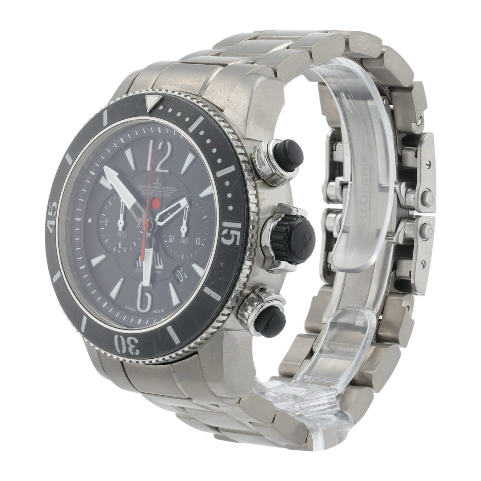 Jaeger-LeCoultre Master Compressor Black Dial Titanium 46mm Automatic 159.T.C7
