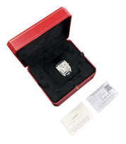 Cartier Santos Dumont Silver Dial Stainless Steel 31mm Quartz Mens WSSA0022