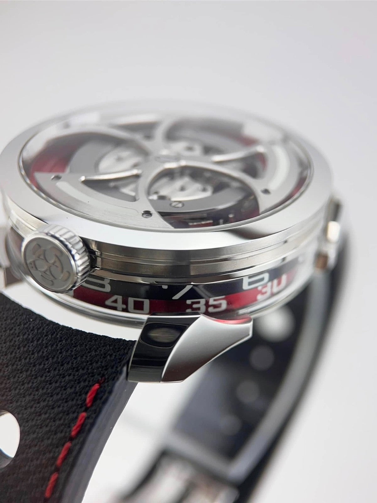 MB&F M.A.D 1 Stainless Steel Red Dial 42mm Automatic Movement Mens Edition 1