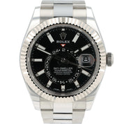 Rolex Sky-Dweller Black Dial Stainless Steel 42mm Automatic Men’s Watch 336934
