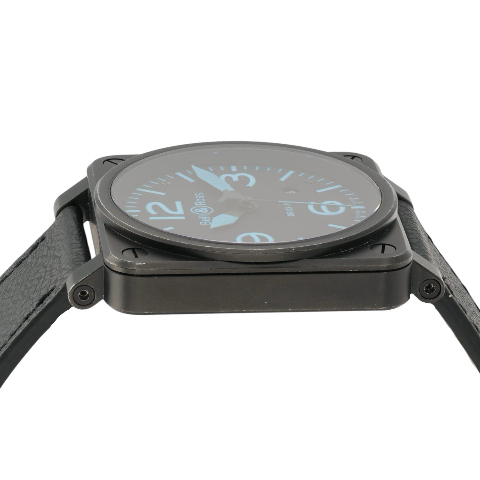 Bell & Ross BR03 Black Dial Stainless Steel 42mm Automatic Mens Watch BR03-92