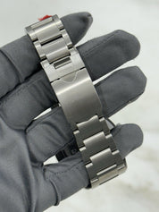 Tudor Black Bay Smiley Stainless Steel Red 41mm Automatic Men's Watch 79220R