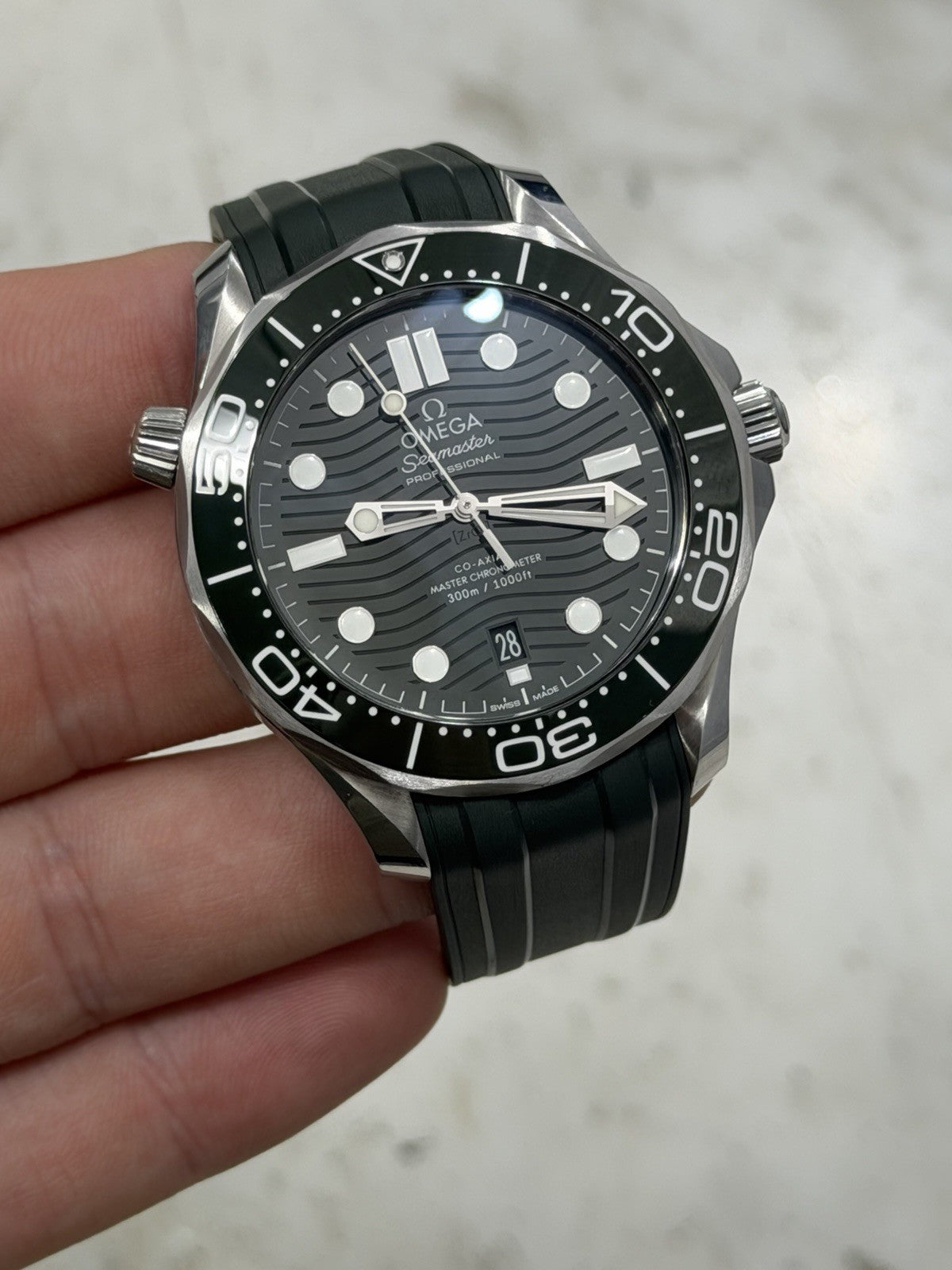 Omega Seamaster Diver Steel Green Dial 42mm Auto Men’s 210.32.42.20.10.001