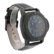 Panerai Submersible Carbon Black Dial 47mm Automatic Movement Mens PAM01616