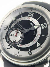 Michel Jordi Twins Titan Titanium Black Dial 48mm Auto Men’s Watch - Full Set