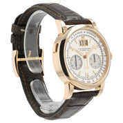 A. Lange & Sohne Datograph Silver Dial 18k Rose Gold 39mm Manual Men’s 403.032