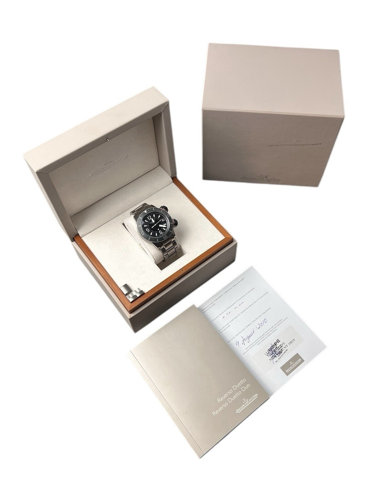 Jaeger-LeCoultre Black Dial Titanium 44mm Automatic Men’s Watch Q183T770