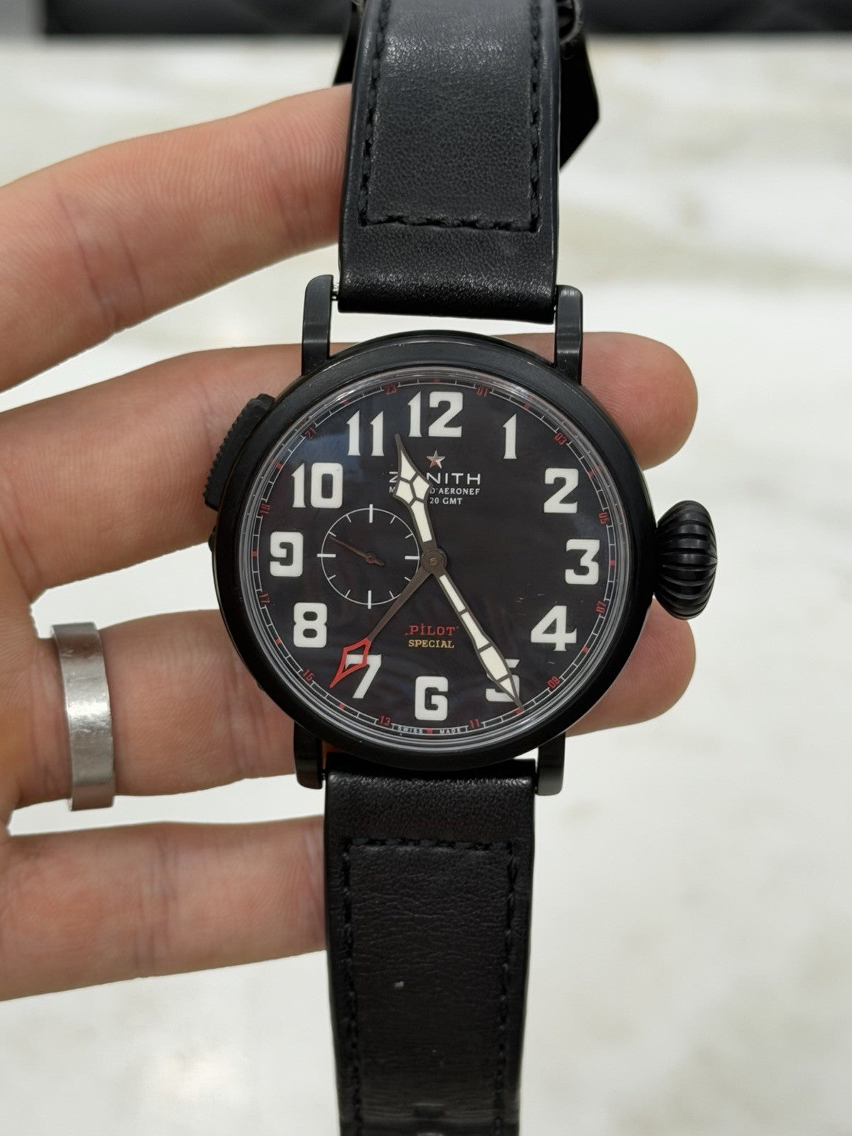 Zenith Special Pilot Type 20 96.2430.693 45mm Black Dial Watch - FOR PARTS