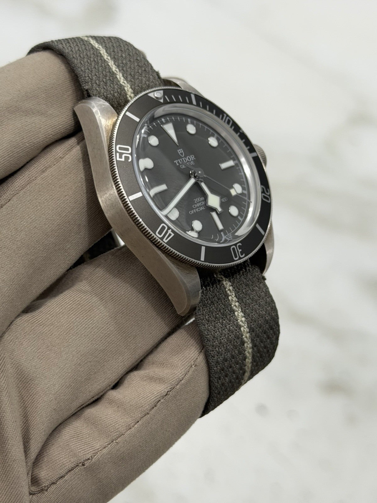 Tudor Black Bay Fifty Eight 925 Silver Fabric Strap 79010SG - Watch only