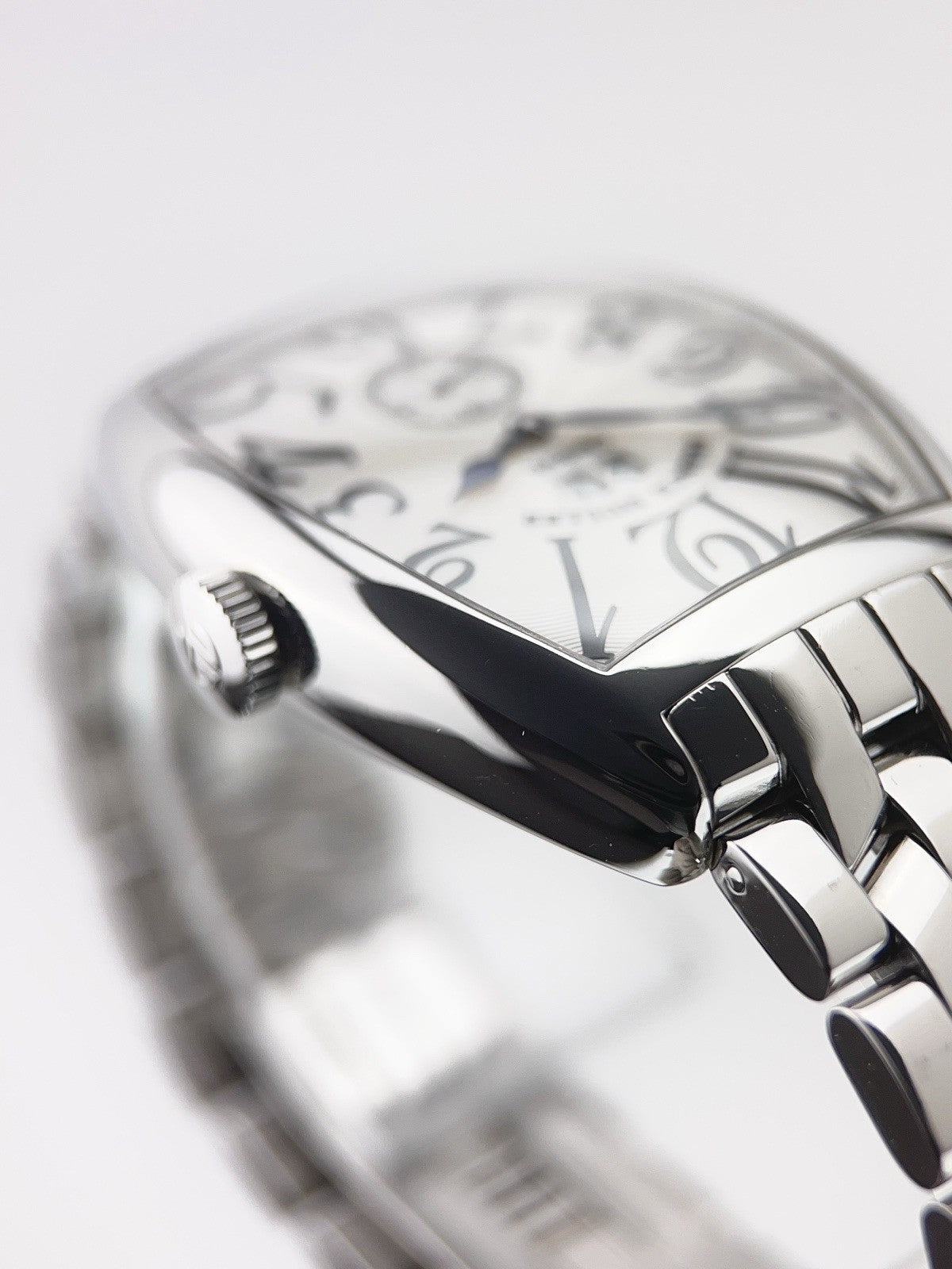 Franck Muller Tonneau Steel Silver Dial 34mm Automatic Men's Watch 6850S6GG