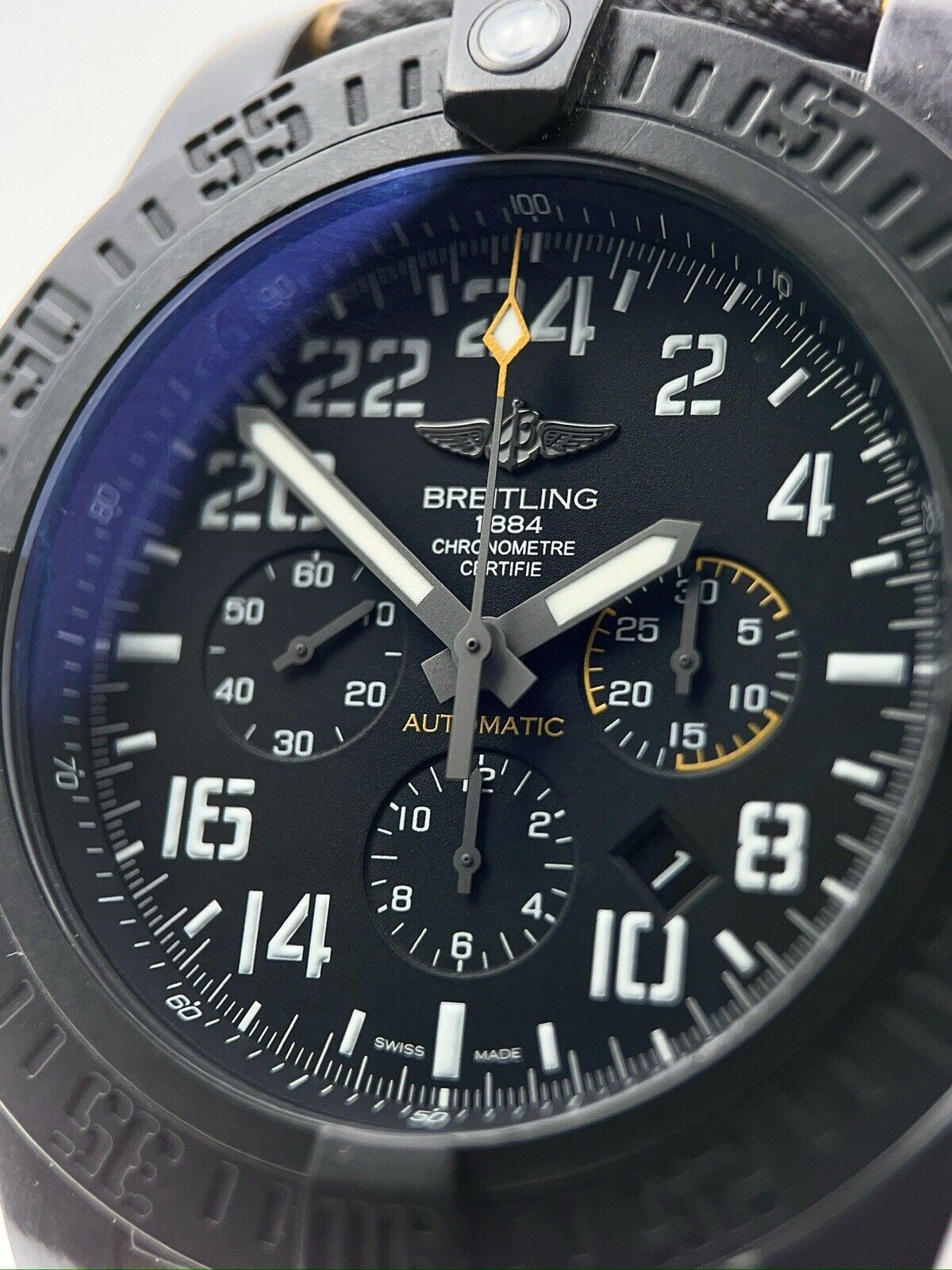 Breitling Avenger Hurricane Carbon Black 50mm Automatic Men’s Watch XB1210