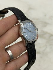 Grand Seiko Elegance Stainless Steel Blue Dial 37.3mm Watch SBGW283