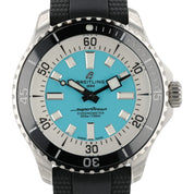 7/2026 NEW Breitling Superocean Auto 44 Turquoise Dial Men's Watch A17376211L2S1