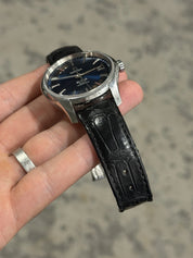 Omega De Ville Hour Vision Steel Auto 41mm Blue Roman Dial 433.13.41.21.03.001