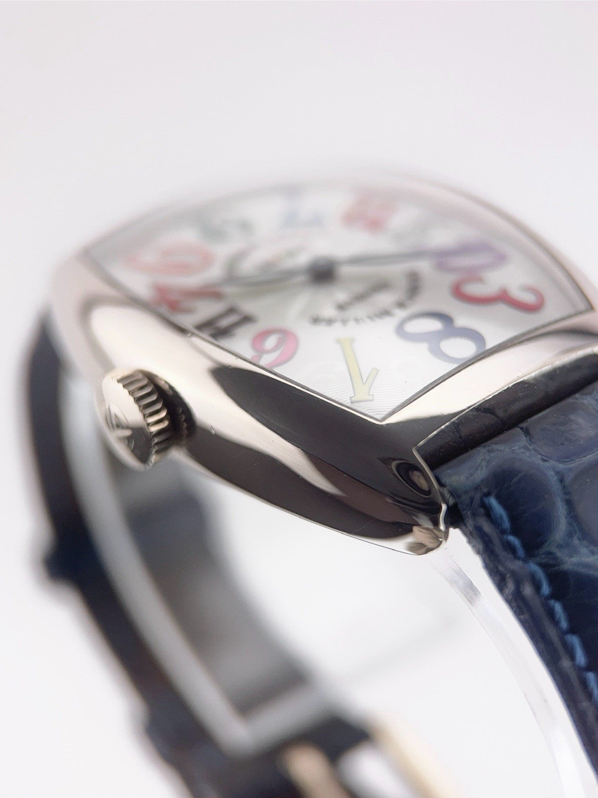 Franck Muller Crazy Hour Color Dreams 18k White Gold 31mm Men's Watch 5850CH
