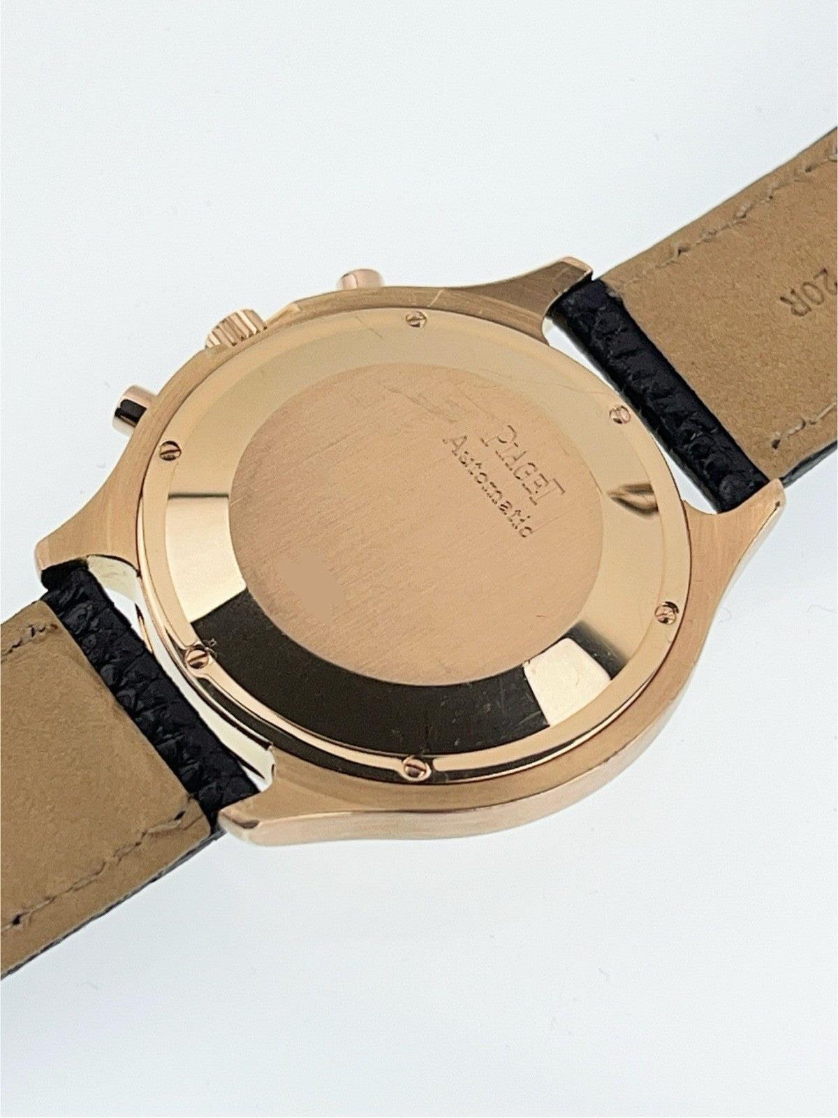 Piaget Emperador 18k Rose Gold Cream Dial 39mm Automatic Men's Watch 15980