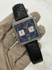 Tag Heuer Monaco “Steve McQueen” Blue Dial Steel 39mm Automatic Watch CAW211P