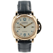 Panerai Luminor Champagne Dial 18k Red Gold 38mm Automatic Men’s Watch PAM00756