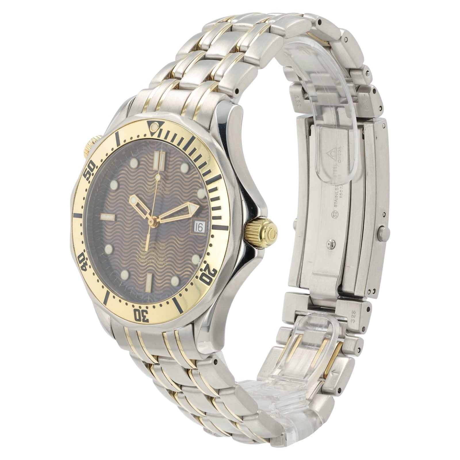 Omega Seamaster Blue Dial Gold & Steel 39.5mm Automatic Movement Men’s 2332.80