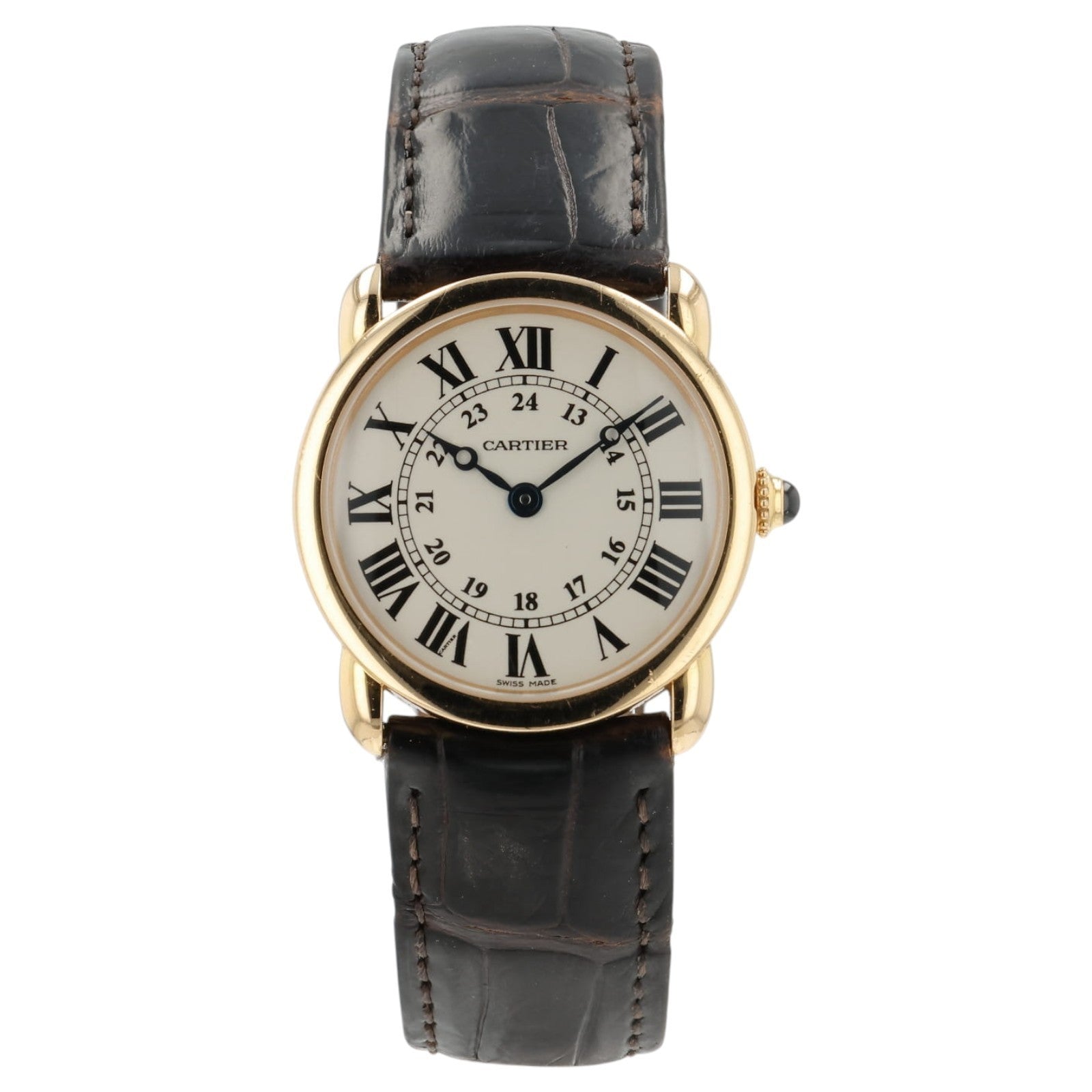 Cartier Ronde Louis Silver Dial 18k Rose Gold 29mm Quartz Women's Watch 2886