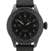 IWC Pilot Timezoner Top Gun Black Dial Ceramic 46mm Auto Men’s Watch IW395505