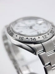 Rolex Explorer II Stainless Steel White Dial 40mm Automatic Mens Watch 16570