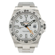 2019 Rolex Explorer II White Dial Steel 42mm Automatic Men’s Watch 216570