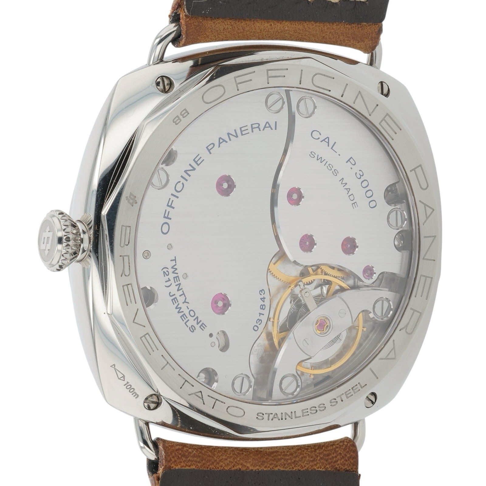 Panerai Radiomir 3 Days Steel Black Dial 47mm Manual Wind Men’s Watch PAM00425