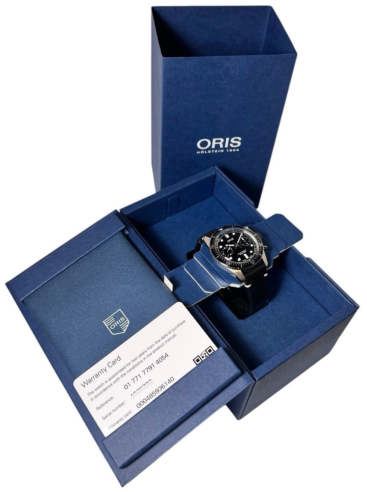 Oris Divers Chrono Stainless Steel Black Dial 40mm Automatic Men's Watch 7791