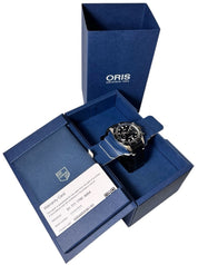 Oris Divers Chrono Stainless Steel Black Dial 40mm Automatic Men's Watch 7791