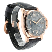 Panerai Luminor Goldtech 18k Rose Gold Black Dial 47mm Automatic Mens PAM01269