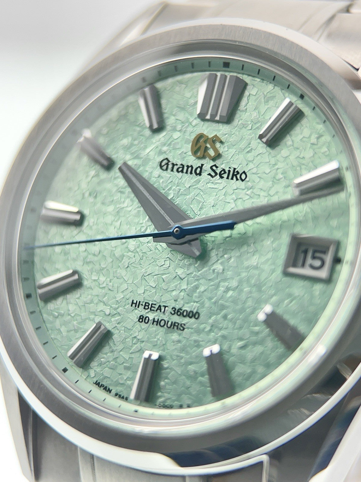 Grand Seiko Stainless Steel Green Dial 40mm Automatic Men's Watch SLGH021