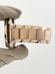 Hublot Big Bang 18k Rose Gold White Dial Diamond Bezel 41mm Automatic Mens Watch