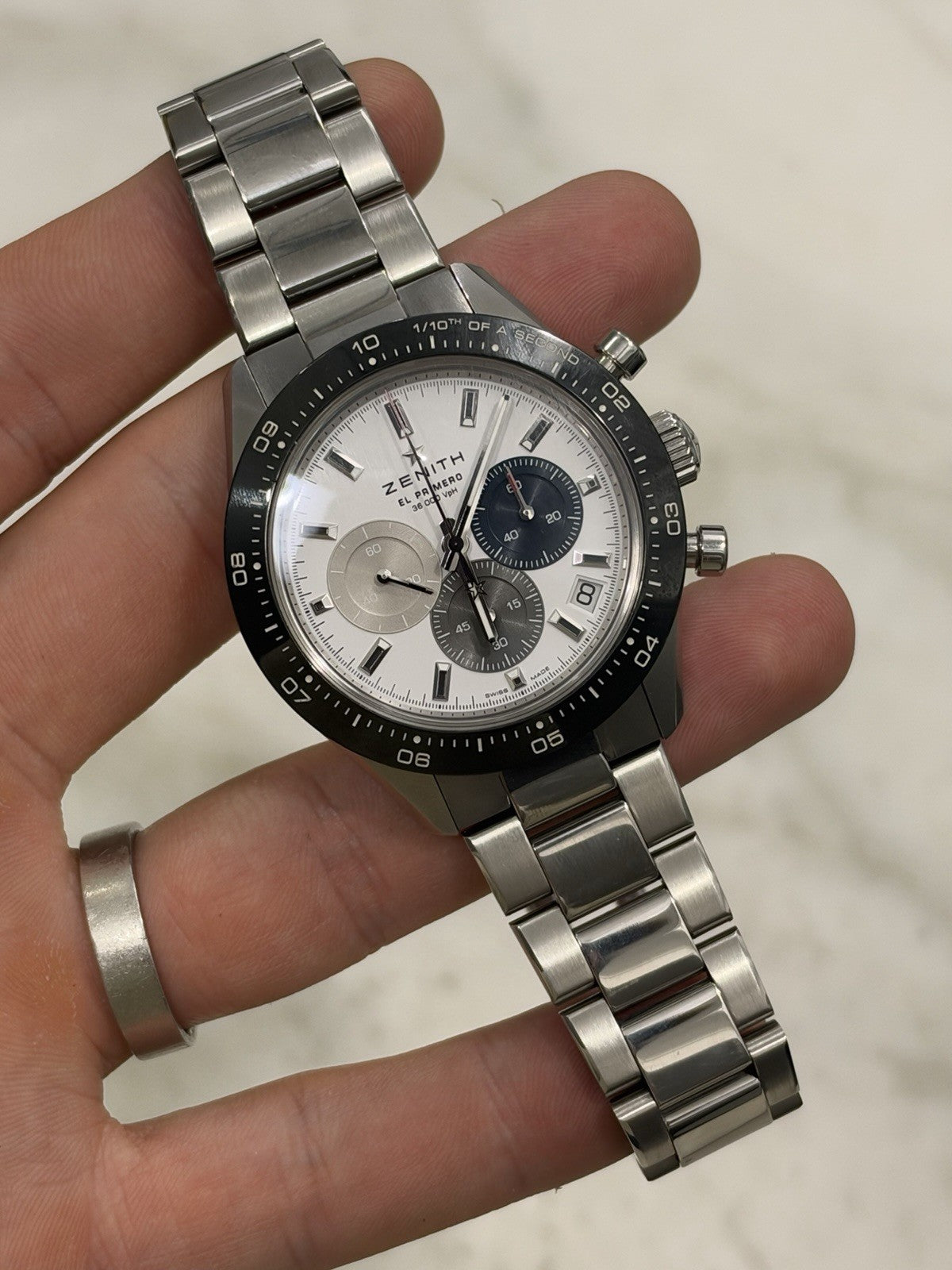2021 Zenith Chronomaster Sport Steel White Dial 41mm Automatic 03.3100.3600/69