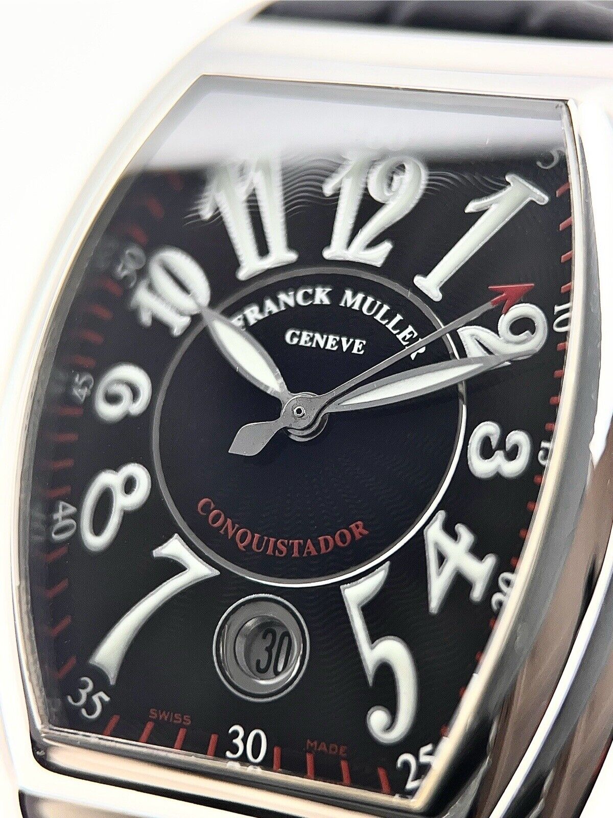 Franck Muller Conquistador Steel 34mm Automatic Men’s Watch 8005SC - Box Papers