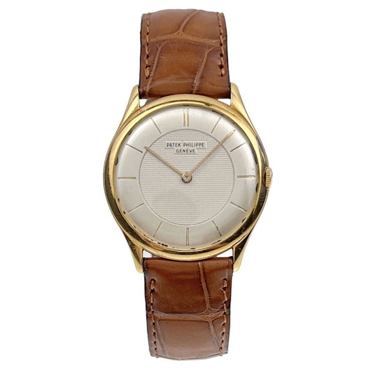 Patek Philippe Calatrava 2507J 18k Yellow Gold Manual Wind Wrist Watch Vintage
