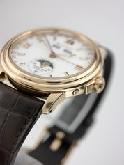 Blancpain Leman 18k Rose Gold White Dial 38mm Automatic Men's Watch 3563A