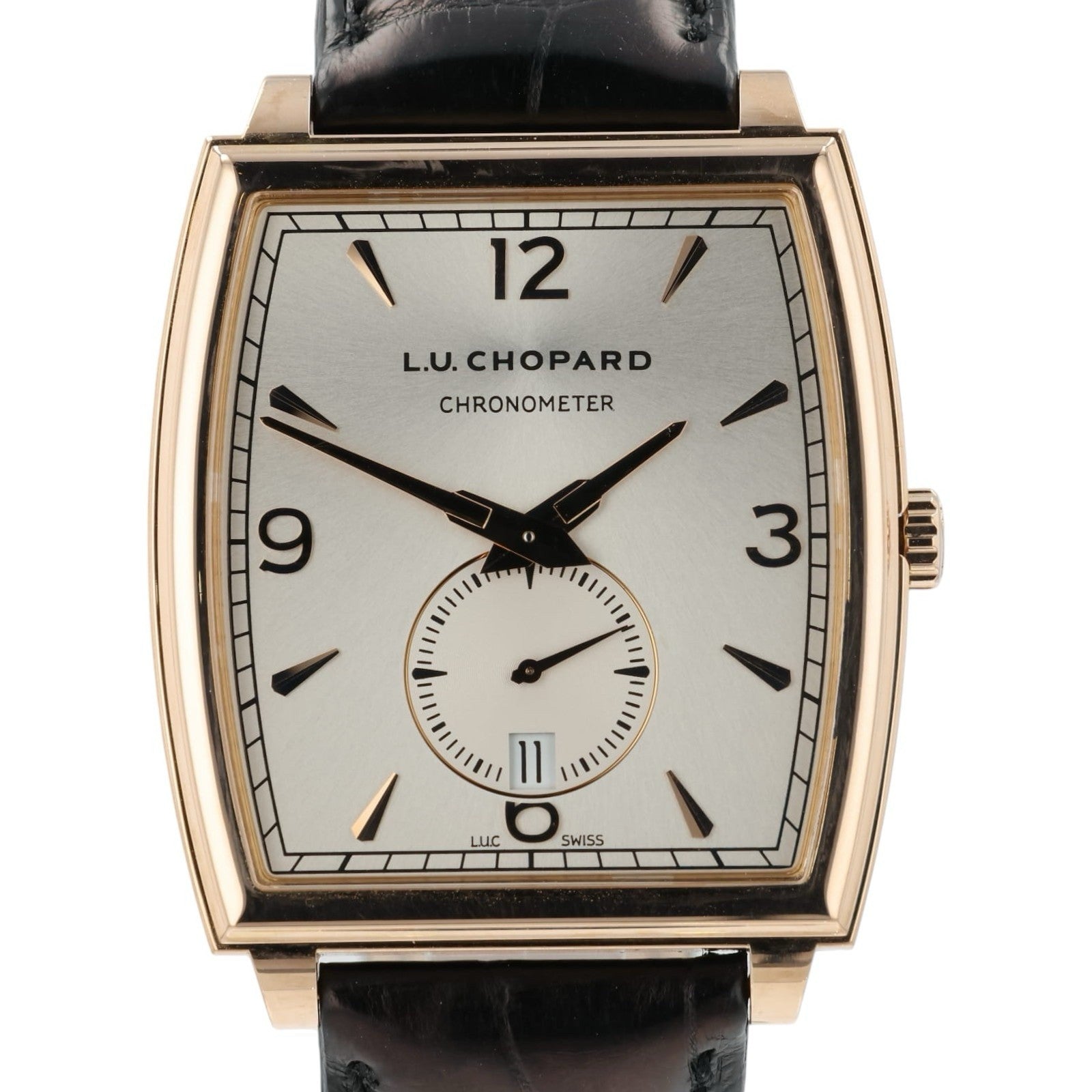 Chopard LUC Silver Dial 18k Rose Gold 40mm Automatic Men’s Watch 162294-5001