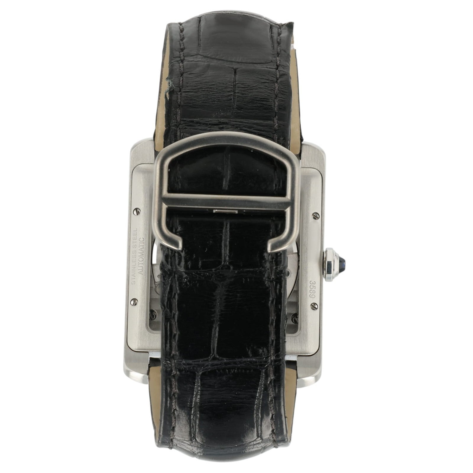 Cartier Tank MC Large Silver Dial Stainless Steel 34.3x44mm Automatic W5330003