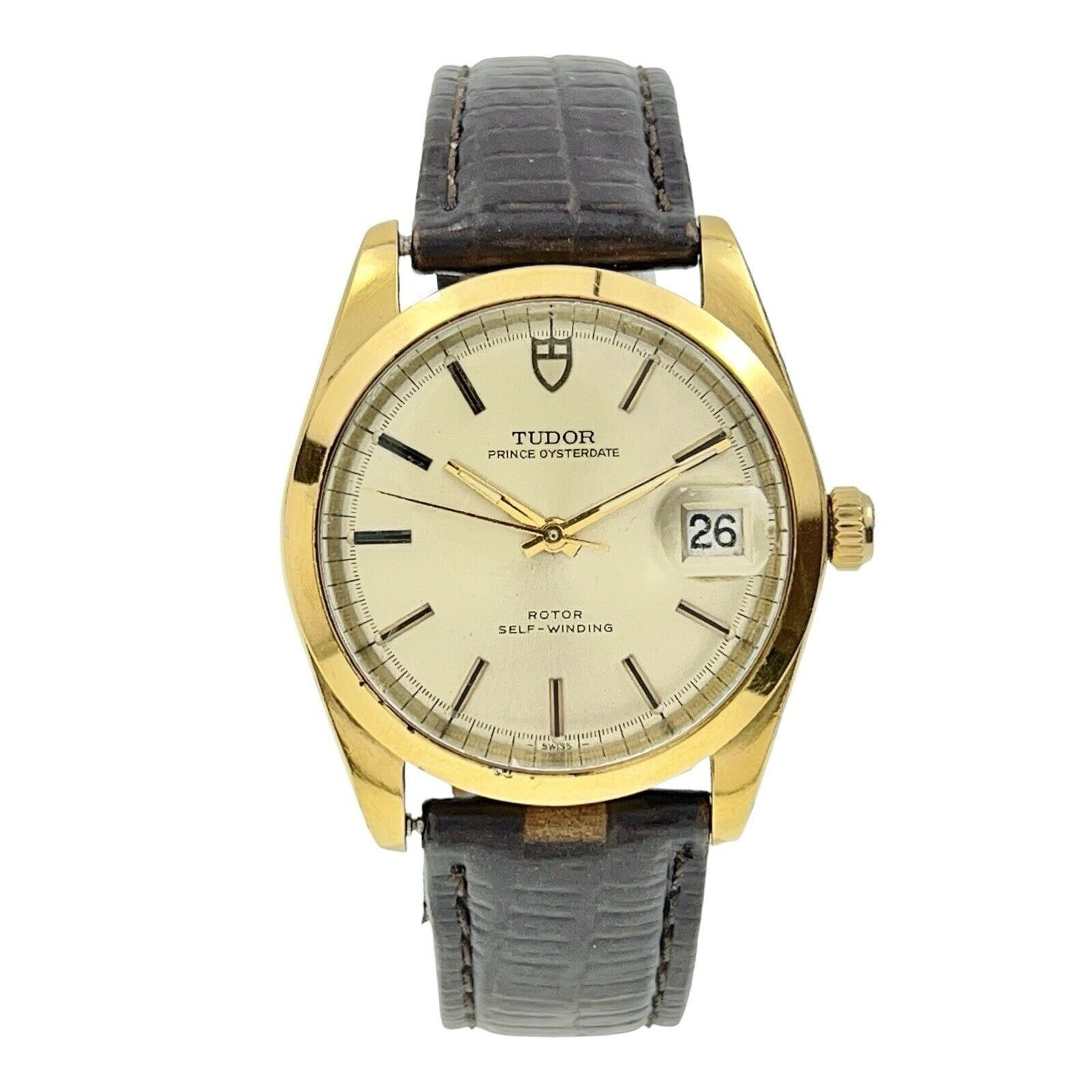 Tudor Prince Oysterdate Steel and Gold Plated 34mm Automatic Men’s Watch 9050