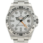 Rolex Explorer II White Dial Stainless Steel 42mm Automatic Mens Watch 216570