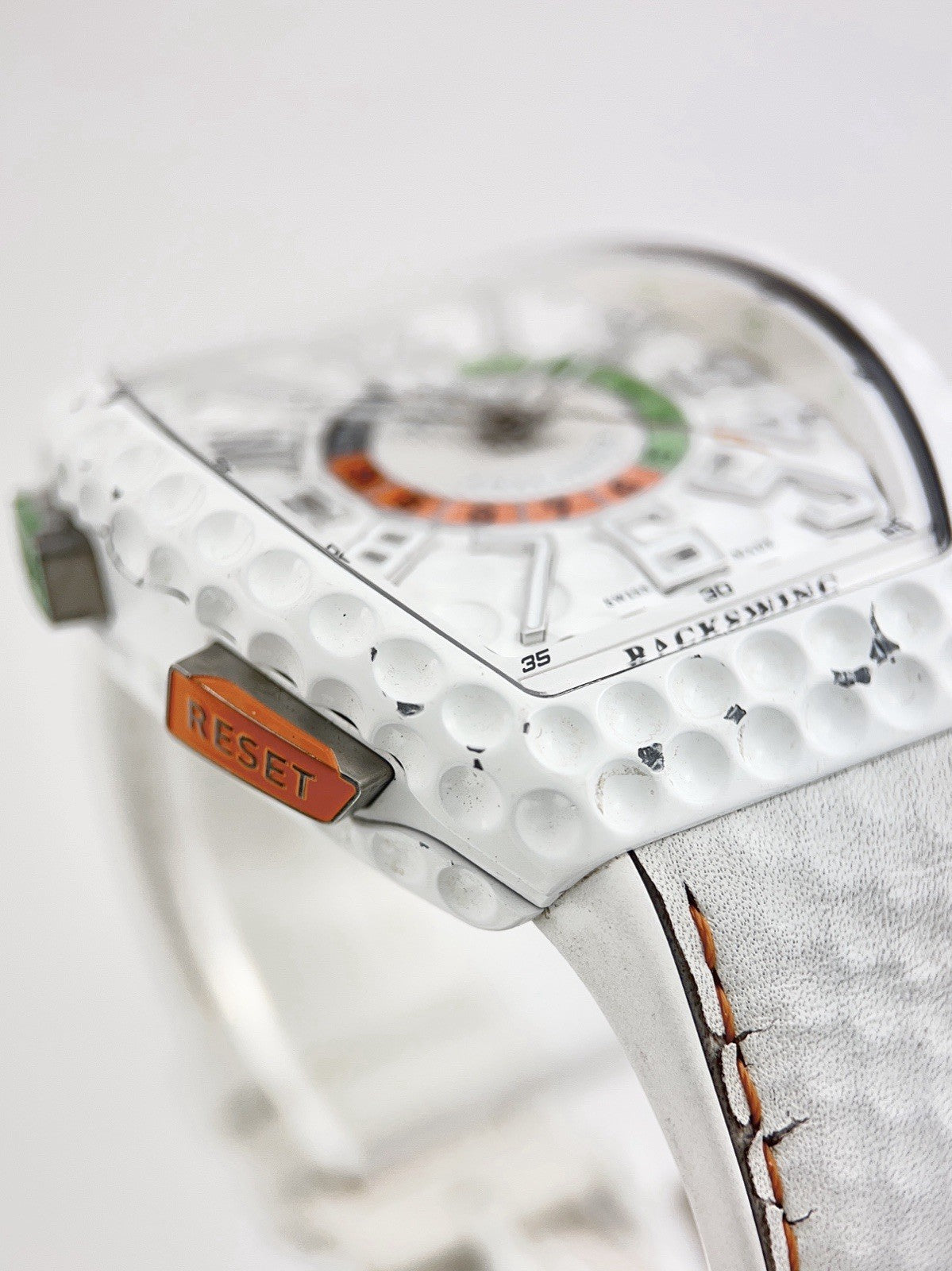 Franck Muller Vanguard Backswing White Dial 44mm Automatic Watch V45 SC DT GOLF