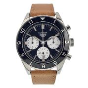 Tag Heuer Autavia Stainless Steel Black Dial 42mm Automatic Mens Watch CBE2110-0