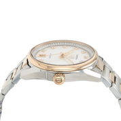 Tag Heuer Carrera MOP Dial 18k Rose Gold & Steel 36mm Automatic Womens WBN2351