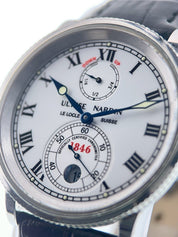 Ulysse Nardin Marine Stainless Steel White Dial 38mm Automatic Mens Watch 263-22