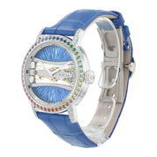 Corum Golden Bridge 18k White Gold Blue Dial 39mm Manual Wind Unisex B113/03852