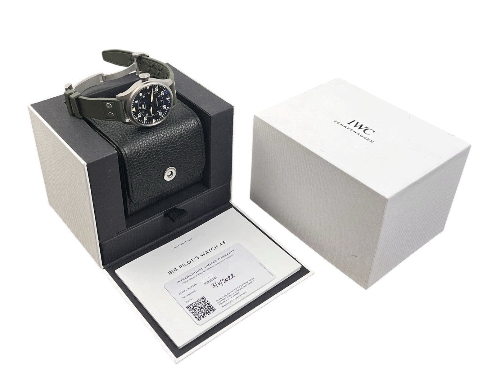 IWC Big Pilot Spitfire Black Dial Titanium 43mm Automatic Mens Watch IW329701